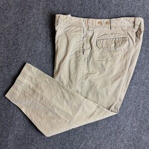 VTG J Crew Chino Pants Mens 34x30 Tailored Khaki Beige (Act: 32x25)